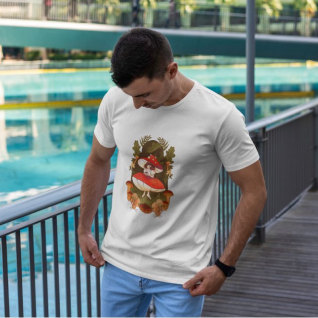 Mushroom Girl Fantasy T Shirt (Skapare uppladdad)