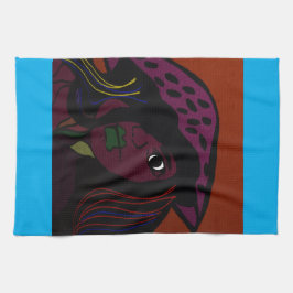 Mushroom Girl Kitchen Towel Kökshandduk