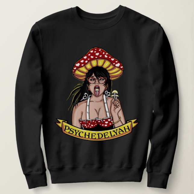 Mushroom Girl T Shirt (Design framsida)