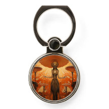 Mushroom Goddess Art Mobil Grip