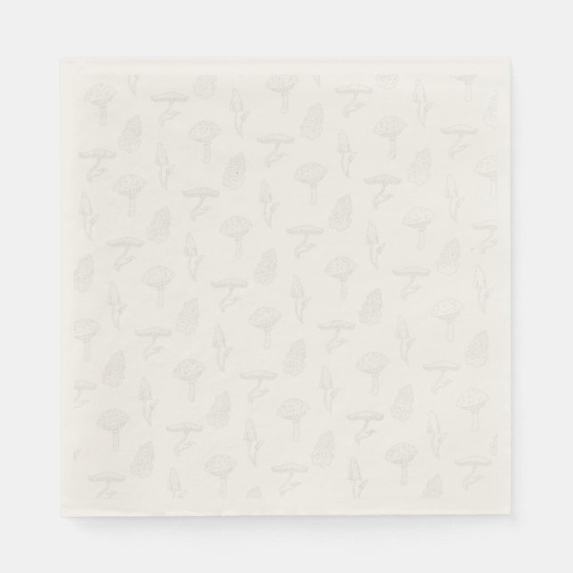 Mushroom Harvest Napkin - Mute Pappersservett (Framsidan)