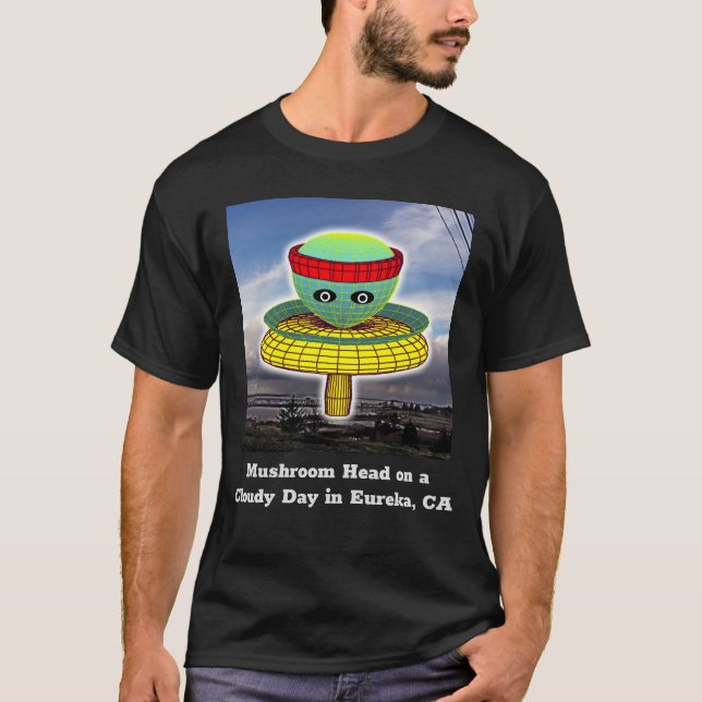 Mushroom Head (Byt ord) T Shirt (Framsida)
