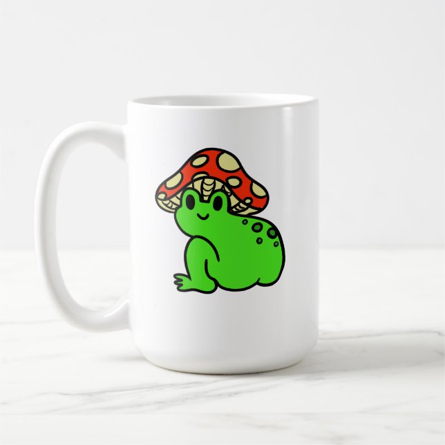 Mushroom Head Frog Kaffemugg (Vänster)