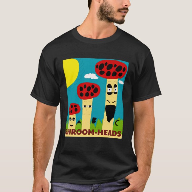 MUSHROOM HEADS T SHIRT (Framsida)