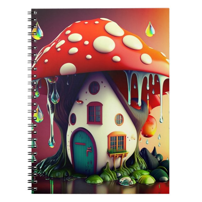 Mushroom House Anteckningsbok (Framsidan)