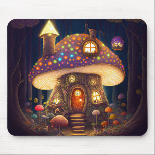 Mushroom House Fantasy Art Musmatta