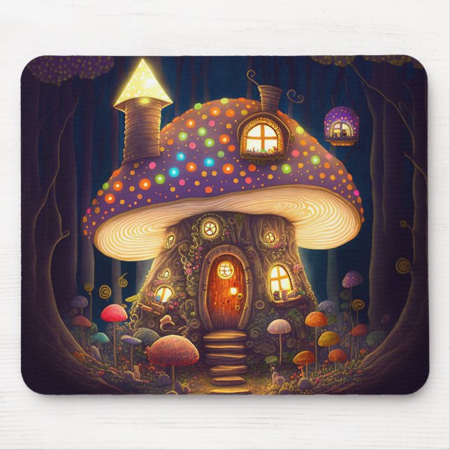 Mushroom House Fantasy Art Musmatta (Framsidan)