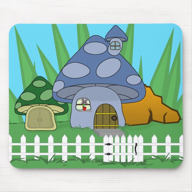 Mushroom House Mousepad Musmatta (Framsidan)