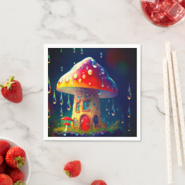 Mushroom House Pappersservett