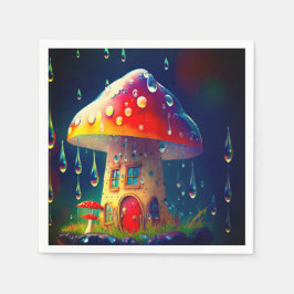 Mushroom House Pappersservett