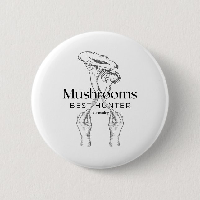 Mushroom Hunter kommer Knapp (Framsida)