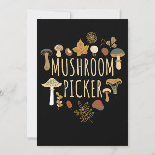 Mushroom Hunter Mushroom Picker Tack Kort