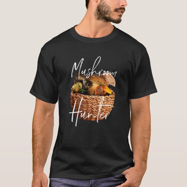 Mushroom Hunting Picking Foraging Morel Hunter Myc T Shirt (Framsida)