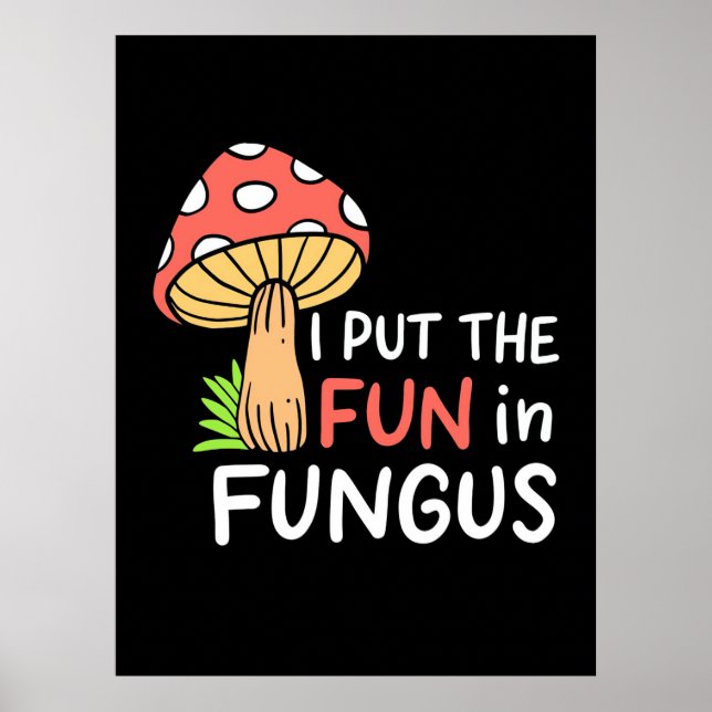 Mushroom, jag satte Roligten i svampen Poster (Framsidan)