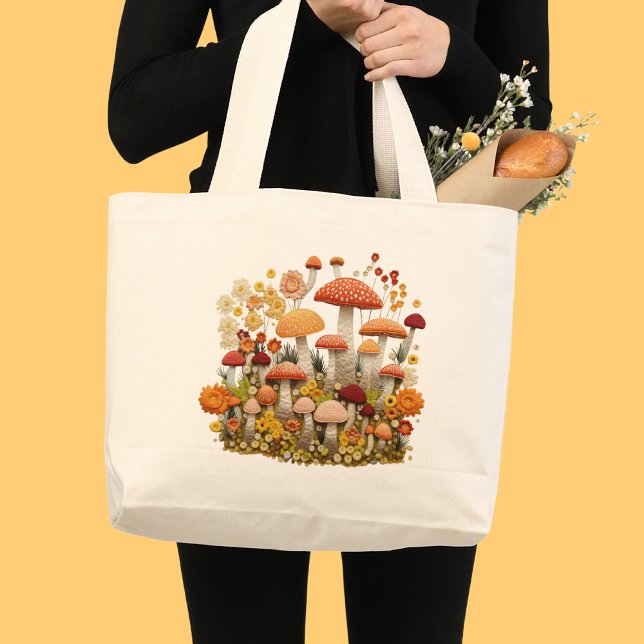 Mushroom Jumbo Tygkasse (Skapare uppladdad)