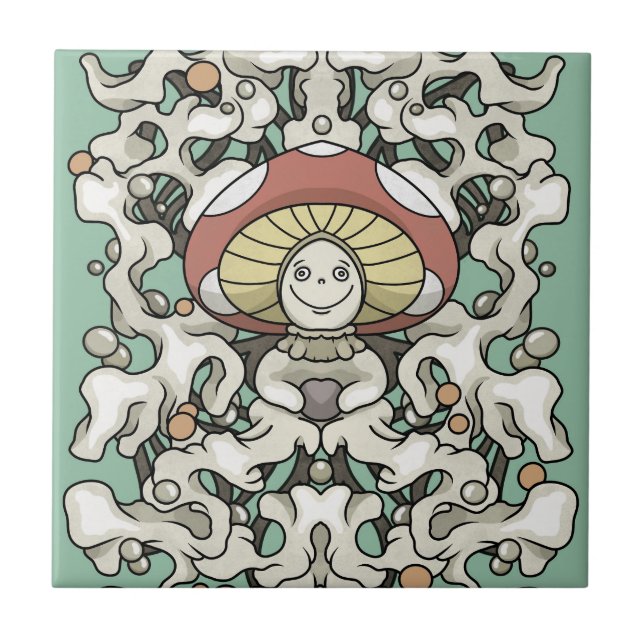 Mushroom Kakelplatta (Framsidan)