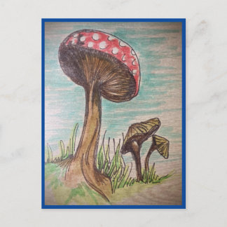 Mushroom Kärlek Vykort