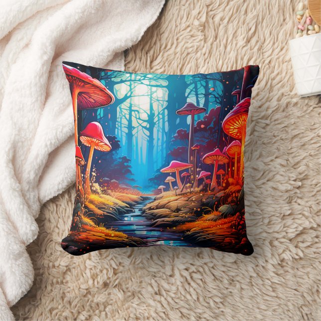 Mushroom Land Kudde (Filt)