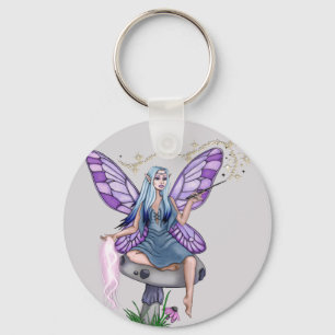 Mushroom Magic Fairy Nyckelring