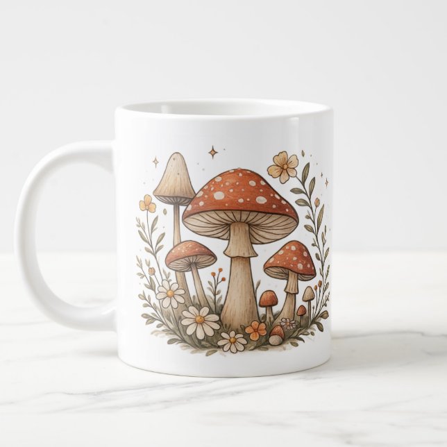 Mushroom Magic Mug Jumbo Mugg (Vänster)