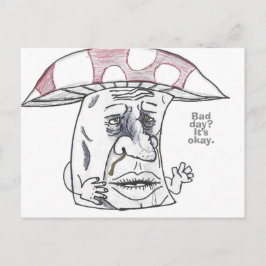 Mushroom Man Therapy Helg Vykort