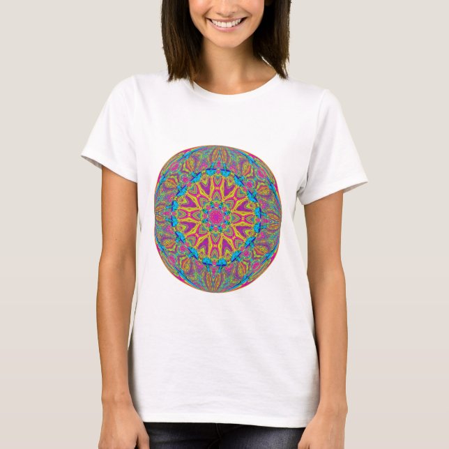 Mushroom Mandala T-shirt (Framsida)