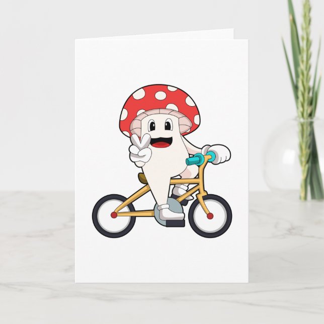 Mushroom med Bicycle.PNG Kort (Framsida)