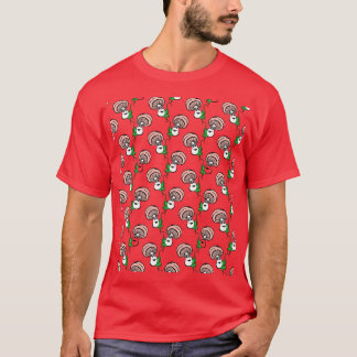 Mushroom Mönster Cute Aesthetic Mycology Fungi Fo T Shirt