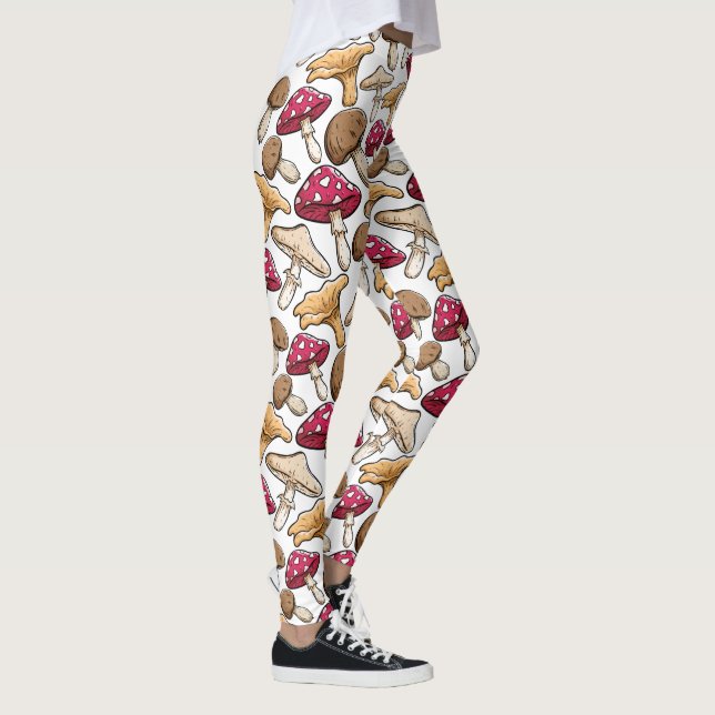 Mushroom Mönster leggings (Höger)