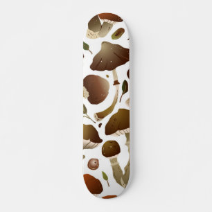 Mushroom mönster mini skateboard bräda 18,5 cm