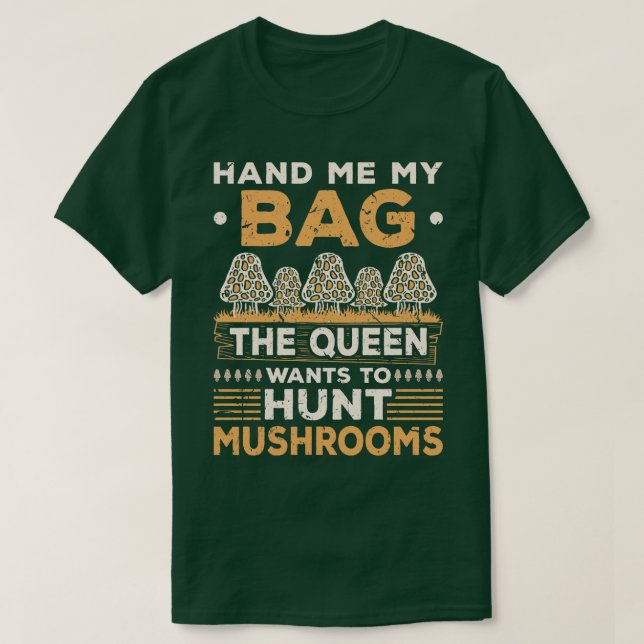 Mushroom Morel Mushrum T Shirt (Design framsida)