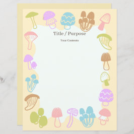 Mushroom mulit-färg