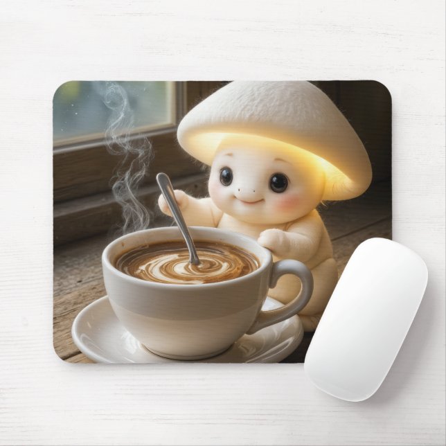 Mushroom Munchkin Stirring Morgonkaffe Musmatta (Med mus)