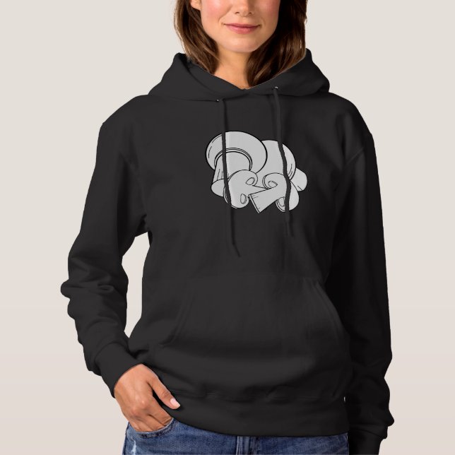 Mushroom Mycology Fungi Foraging Mushroom T Shirt (Framsida)