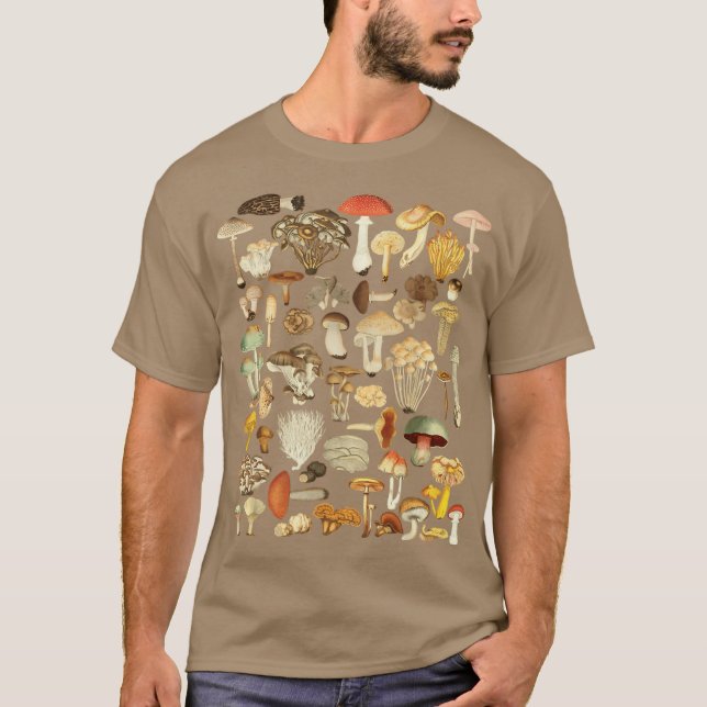 Mushroom Mycology Fungi Foraging Mushroom Whispere T Shirt (Framsida)