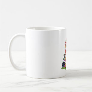 Mushroom och Toad Kaffemugg