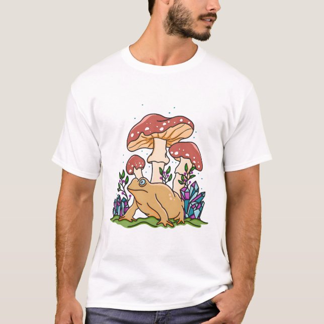 Mushroom och Toad T Shirt (Framsida)
