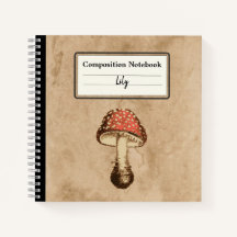 Mushroom om en gammal Papper Personlig-sammansättn