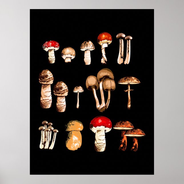 Mushroom Picker Life Poster (Framsidan)