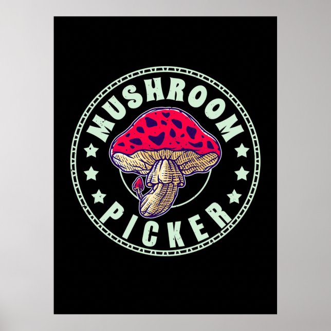 Mushroom Picker Poster (Framsidan)