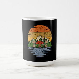 Mushroom Picking Retro Kaffemugg