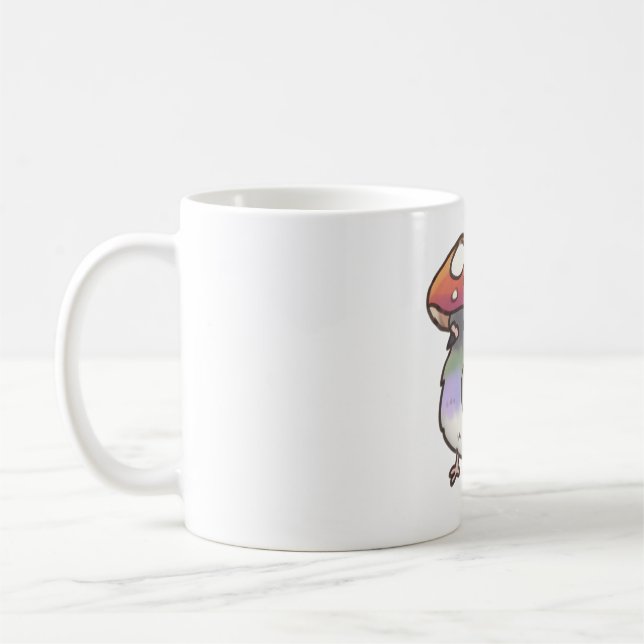 Mushroom Pigeon Kaffemugg (Vänster)
