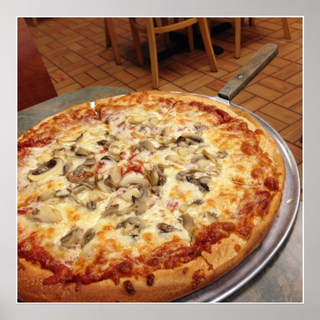 Mushroom Pizza Poster (Framsidan)