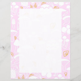 Mushroom Rosa Stationery Papper