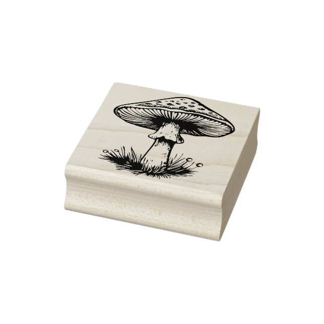 Mushroom Rubber Frimärke Stämpel (Stämpel)