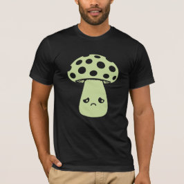 Mushroom Sad Unhappy Face Kawaii Disappointed Mela T Shirt