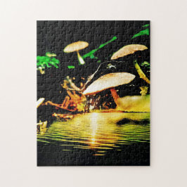 Mushroom Sjö Pussel