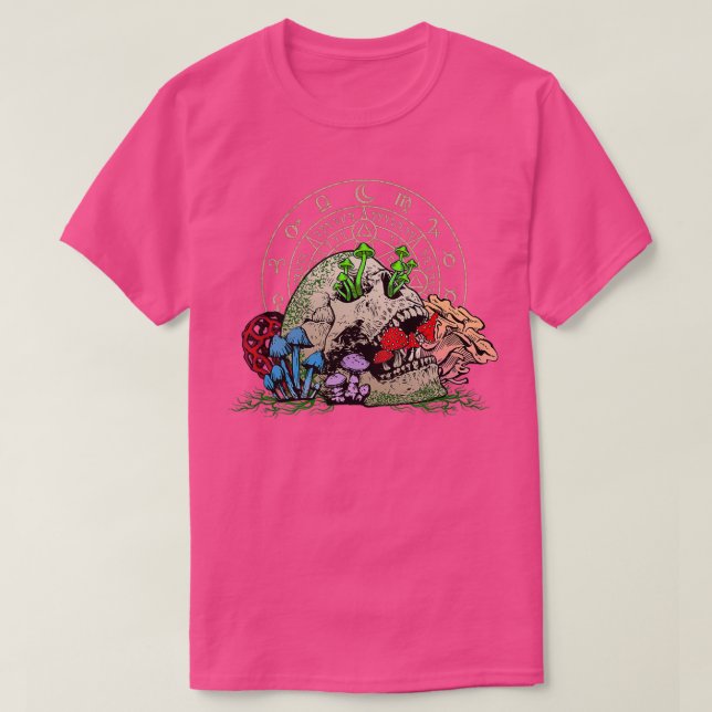 Mushroom Skull T Shirt (Design framsida)