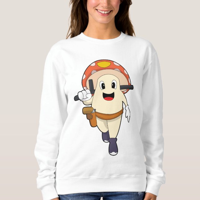 Mushroom som polis t shirt (Framsida)