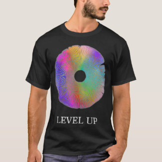 Mushroom Spore Print Level Up Psychedelic Mushroo T Shirt